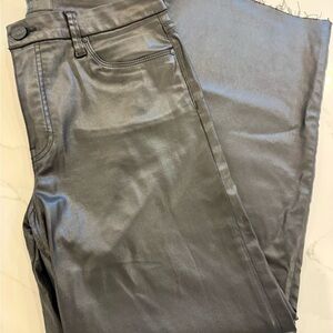 Kut from the Kloth Women's Meg Coated High Rise wide leg Jeans